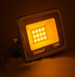 10 Watt Led Projektör Aydınlatma Amber