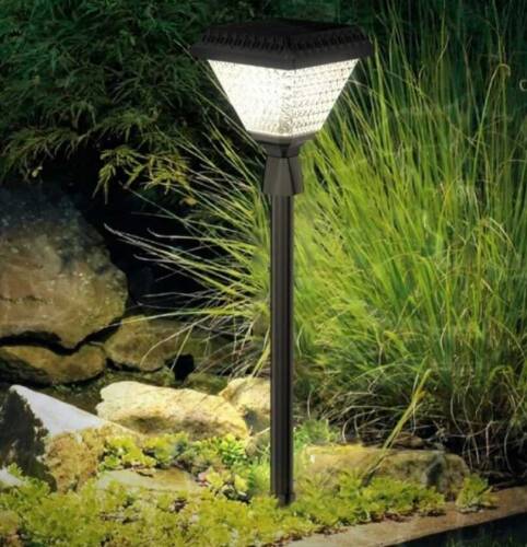 30W Solar Led Çim Direği Beyaz Işık - 1