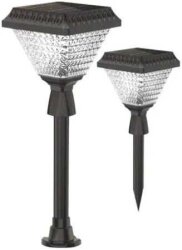 30W Solar Led Çim Direği Beyaz Işık - 2