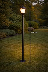 Direkli Fayton Fener Bahçe Aydınlatma Armatürü - 2