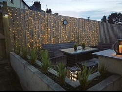 Güneş Enerjili 2x2 mt Perde Led Solarlı Peri Tel Led - 3