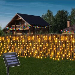 Güneş Enerjili Solar Dekoratif 3x1 Saçak Led