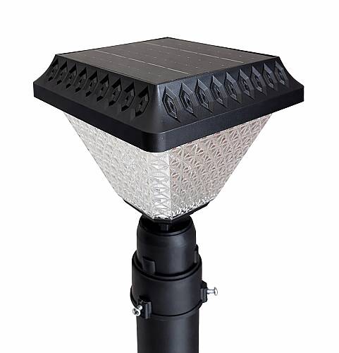 Solar Güneş Enerjili 80 cm Direkli Bahçe Armatürü 30W Beyaz Işık (Elektrik Tesisatı Gerektirmez) - 3