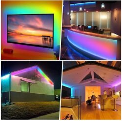 USB'li TV Arkası Şerit Led Seti 3mt - 5