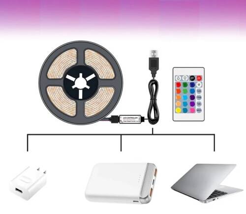 USB'li TV Arkası Şerit Led Seti 3mt - 6
